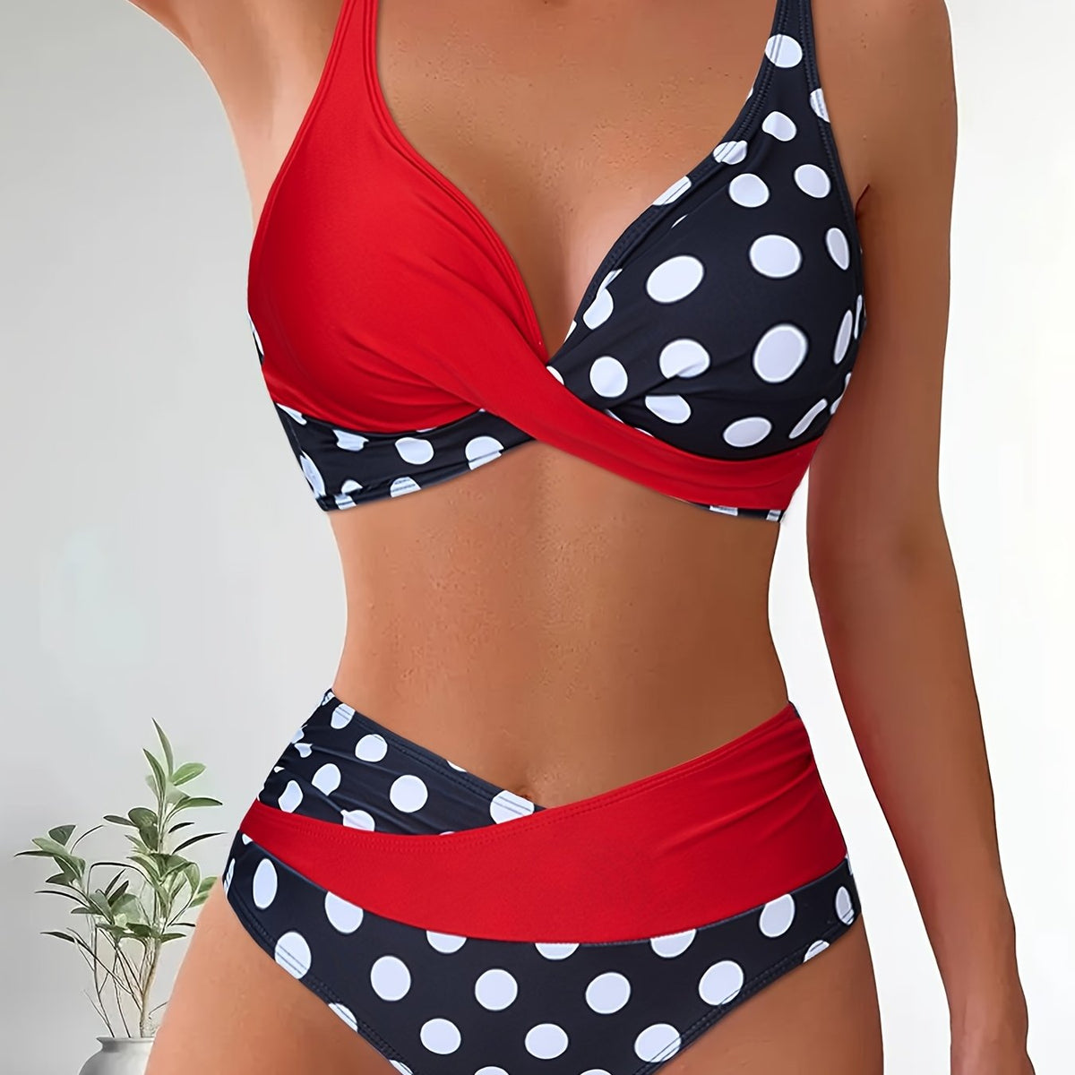 COOTJE | ZWEIFARBIGER WICKEL-BIKINI