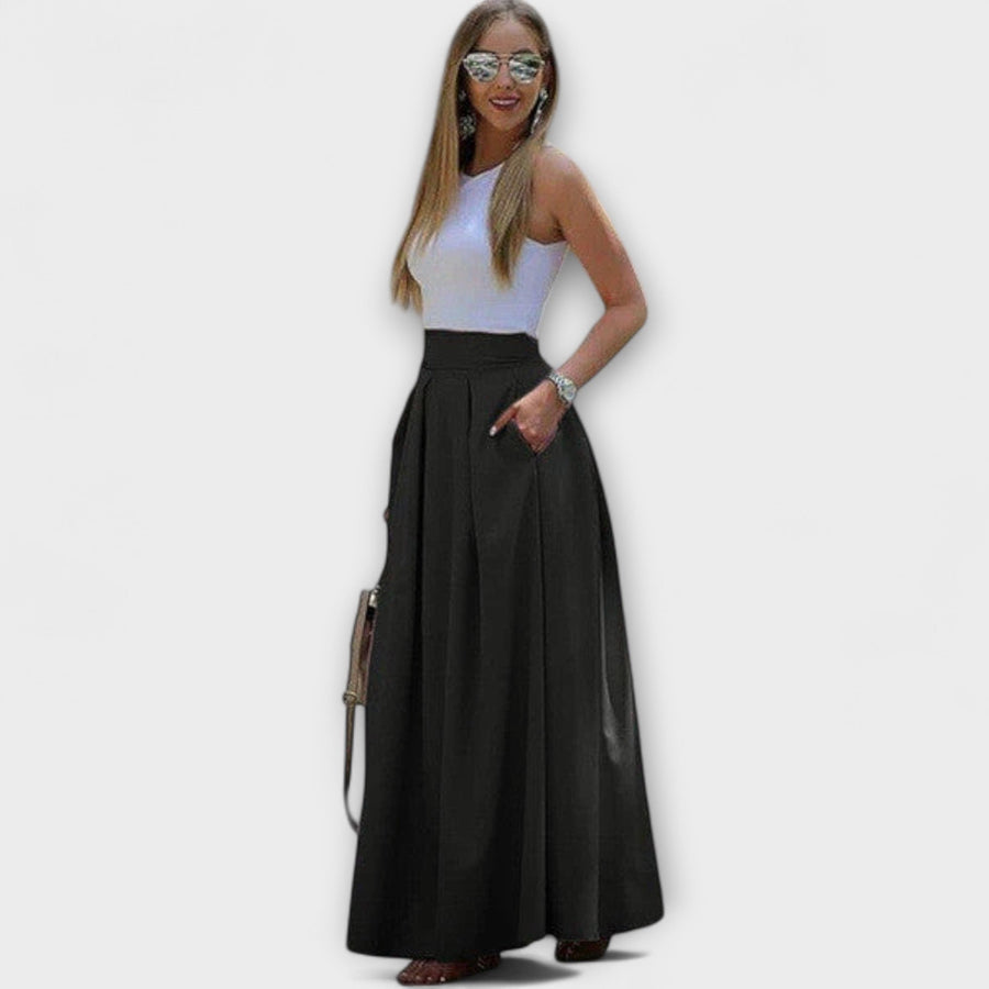Notburga - Eleganter Roter Maxirock