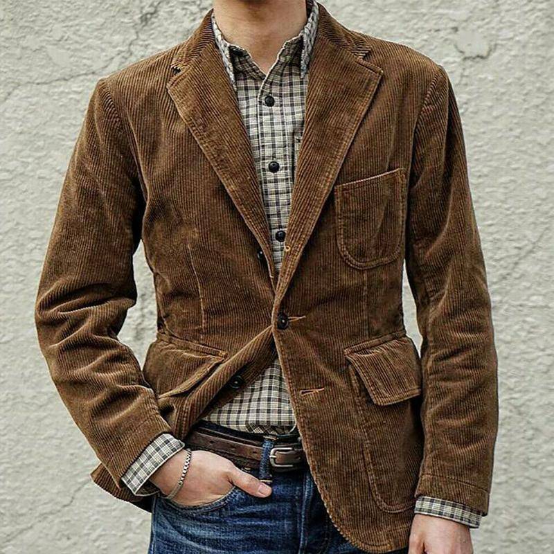 ZENO | CORD-BLAZER MIT WESTE