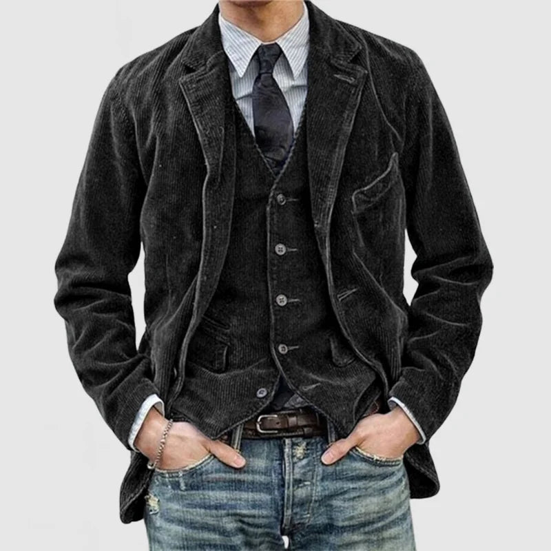 ZENO | CORD-BLAZER MIT WESTE
