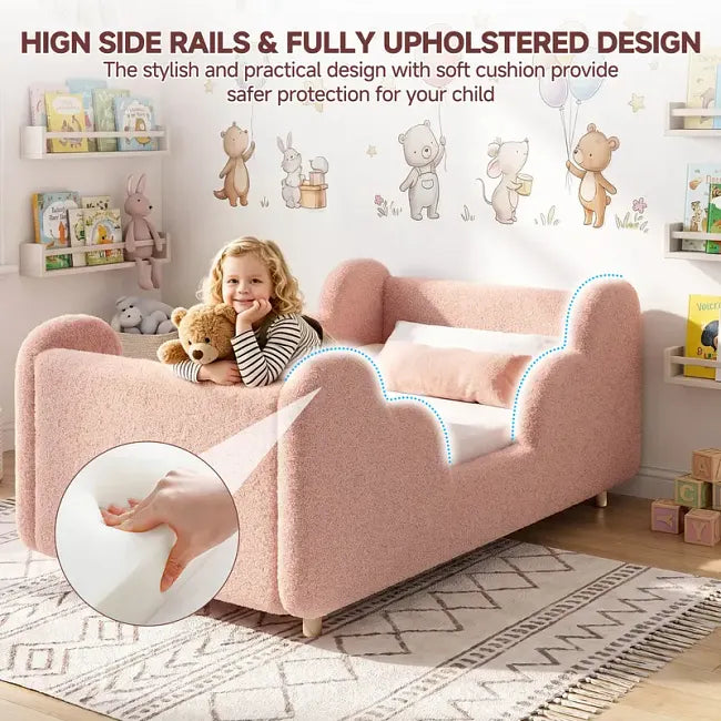 LOTTA | KINDERBETT MIT ABNEHMBAREM ROLLSCHUTZ