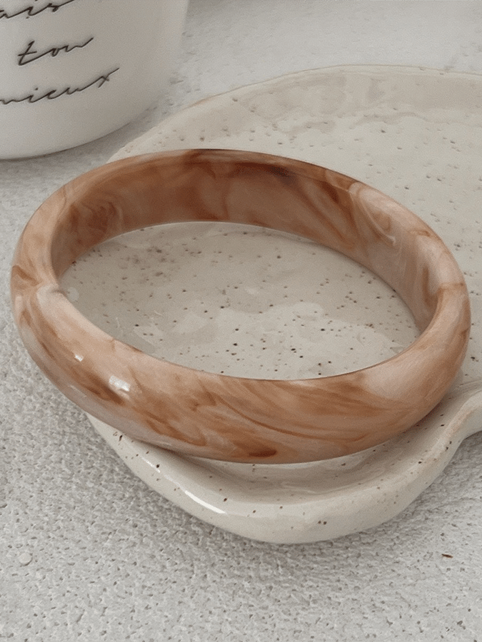 Damen Vintage Ethnischer Marmorarmband