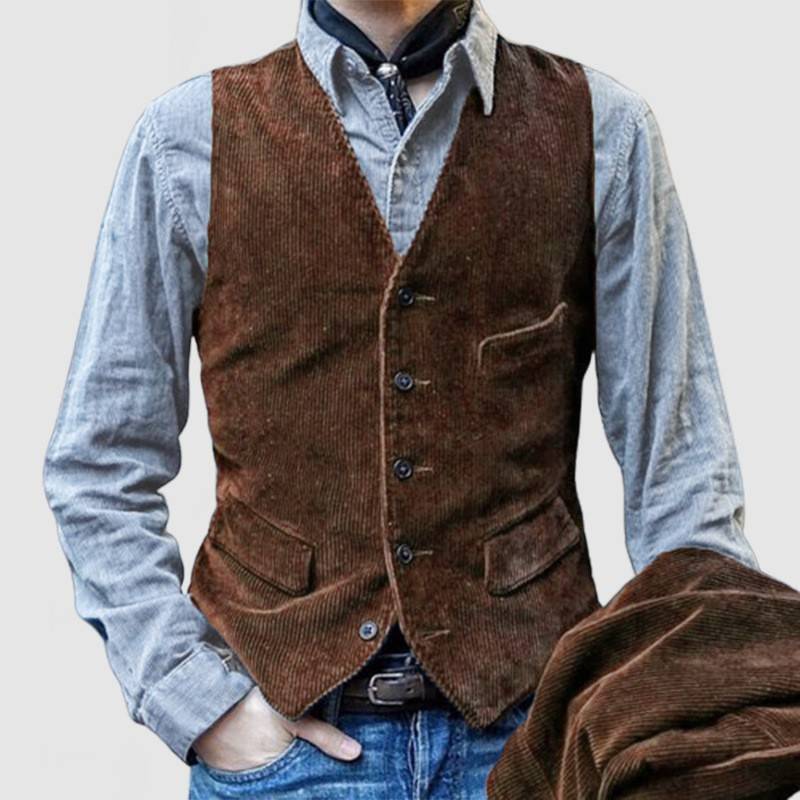 ZENO | CORD-BLAZER MIT WESTE