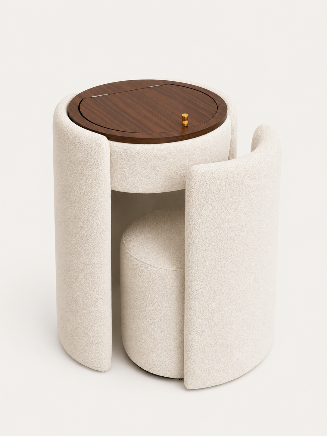 MAILA Schminktisch-Set mit Klappspiegel und Sessel