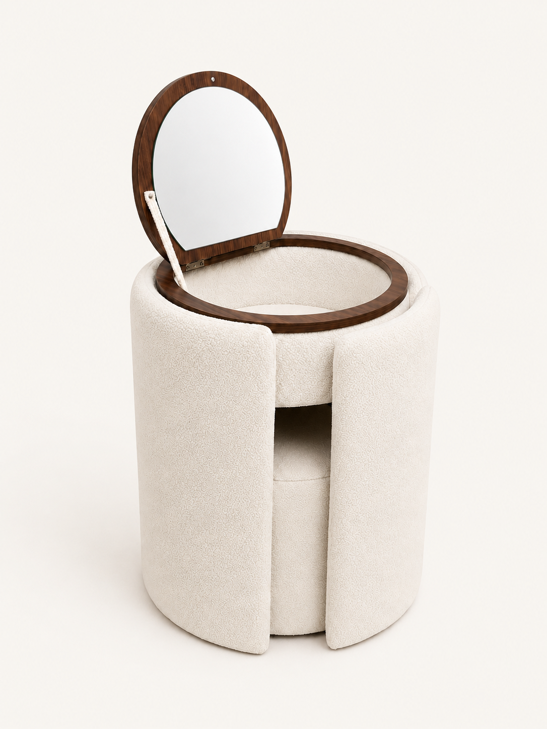 MAILA Schminktisch-Set mit Klappspiegel und Sessel