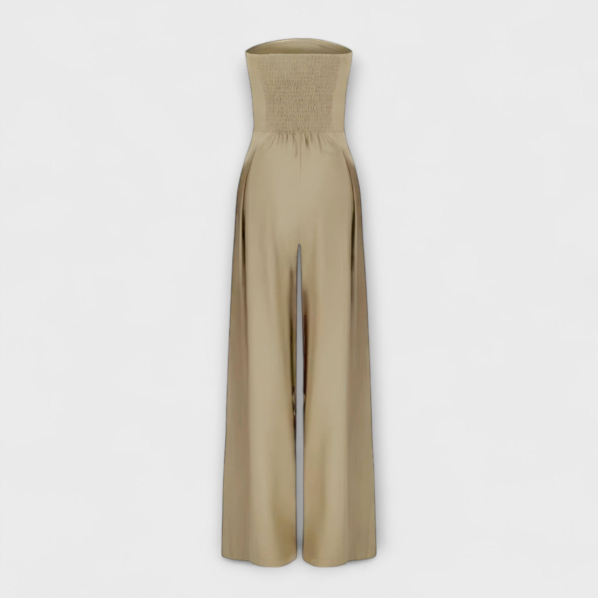 Amélie - Eleganter dunkelblauer Bandeau-Jumpsuit