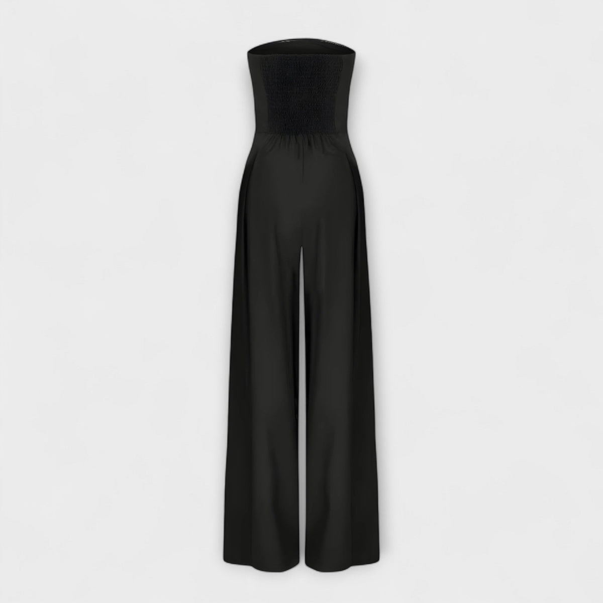 Amélie - Eleganter dunkelblauer Bandeau-Jumpsuit