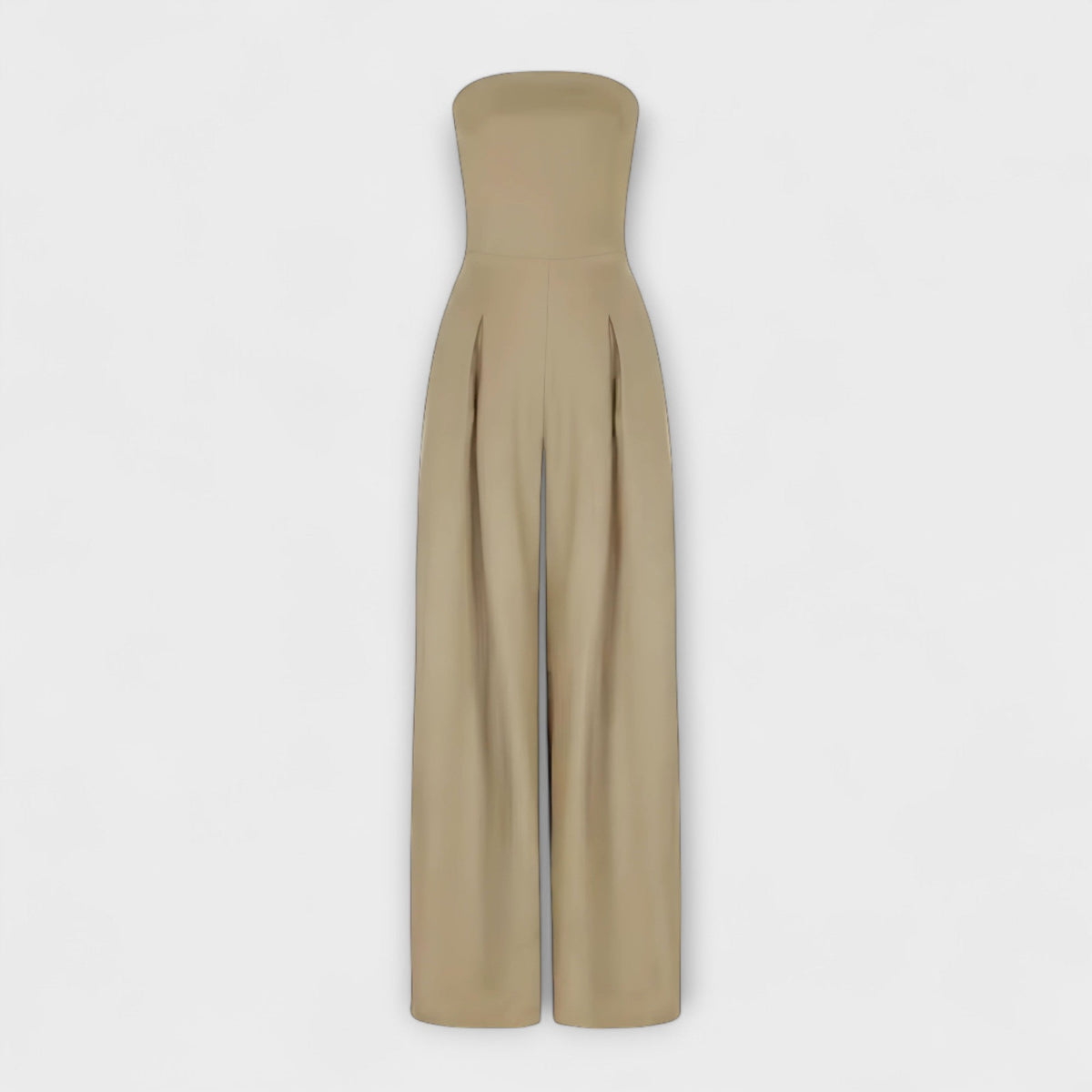 Amélie - Eleganter dunkelblauer Bandeau-Jumpsuit