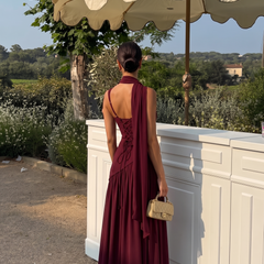 DANTHE Maxikleid mit breiten Trägern