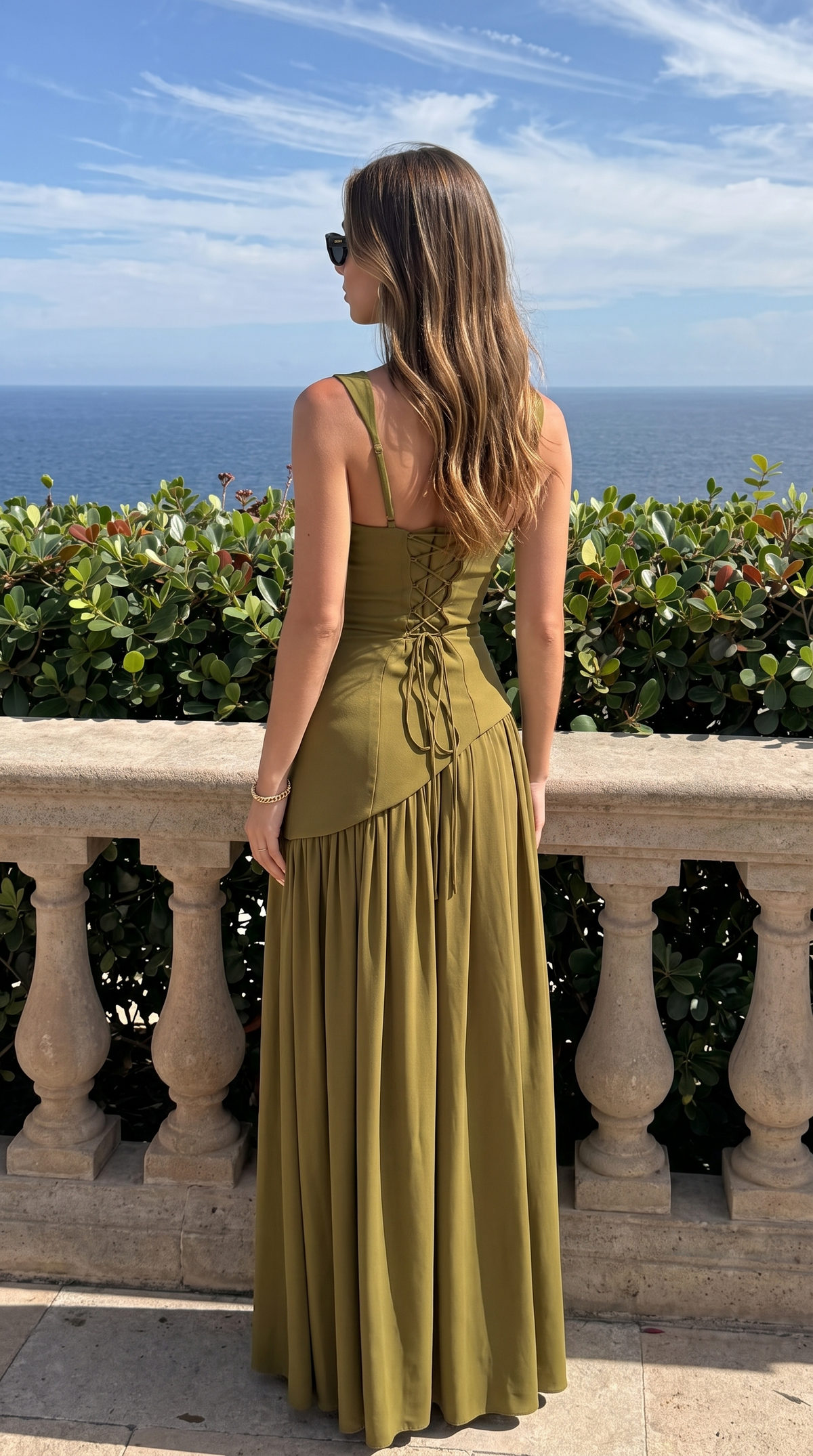 DANTHE Maxikleid Seitenansicht