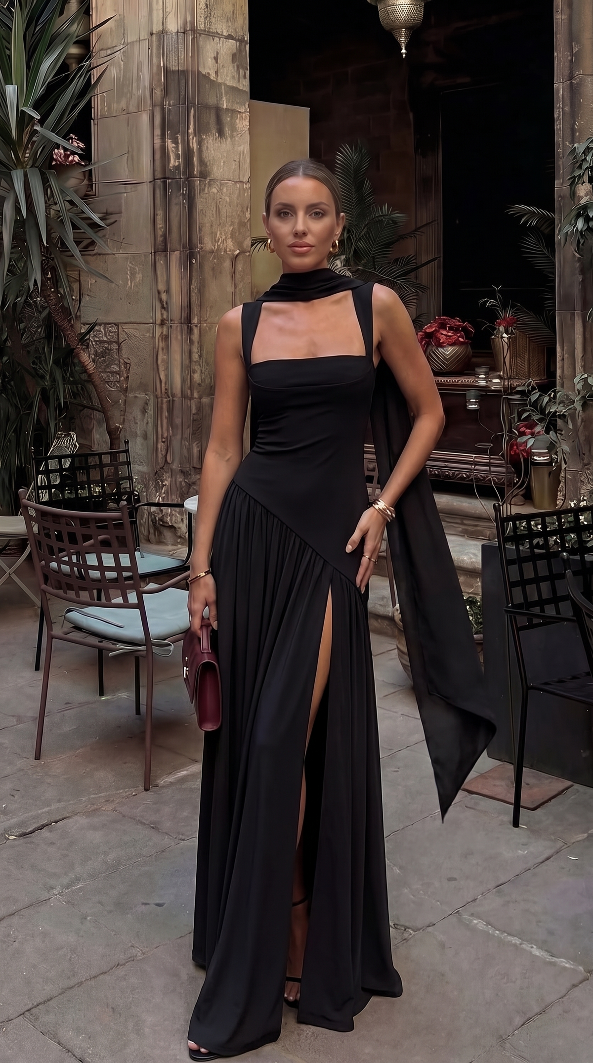 DANTHE Maxikleid Rückansicht
