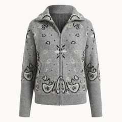 DAVINA Paisley-Strickjacke Farbvariante