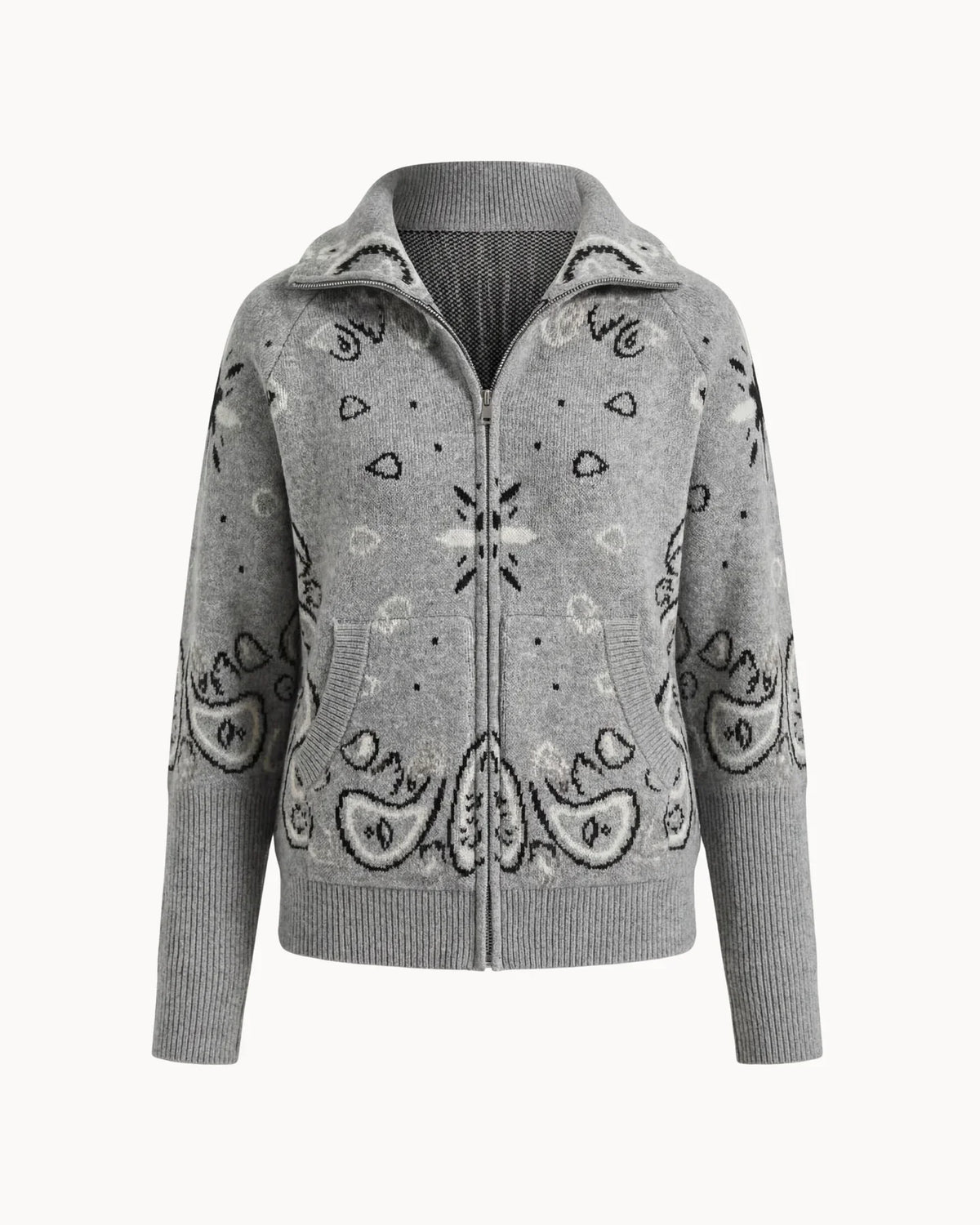 DAVINA Paisley-Strickjacke Farbvariante