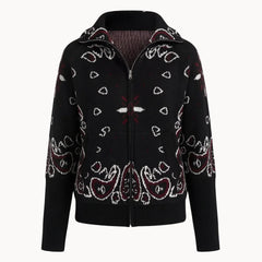DAVINA Paisley-Strickjacke Farbvariante