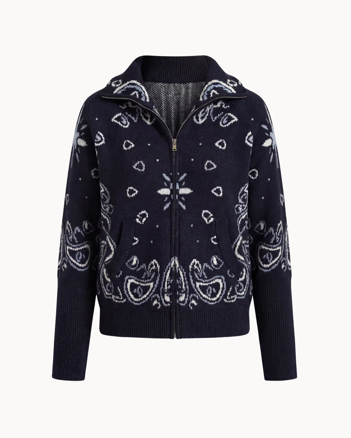 DAVINA Paisley-Strickjacke Farbvariante