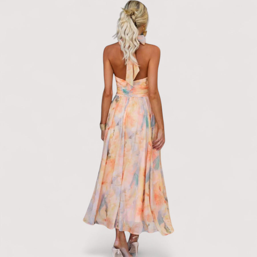 Gitte™ | Neckholder-Maxikleid