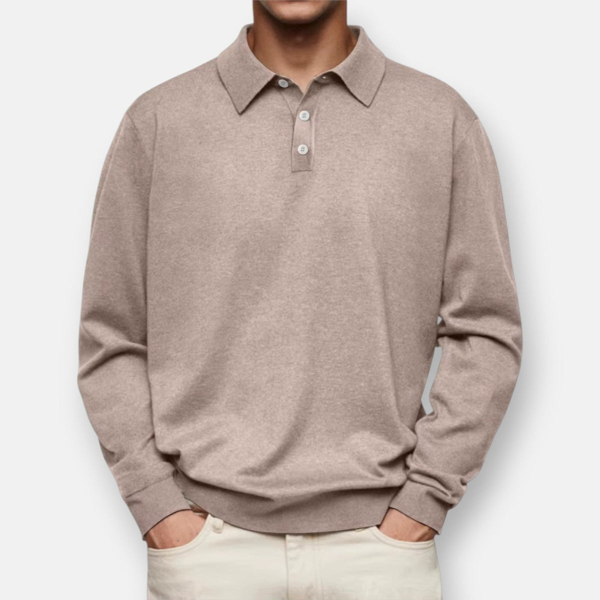 Langarm-Polo