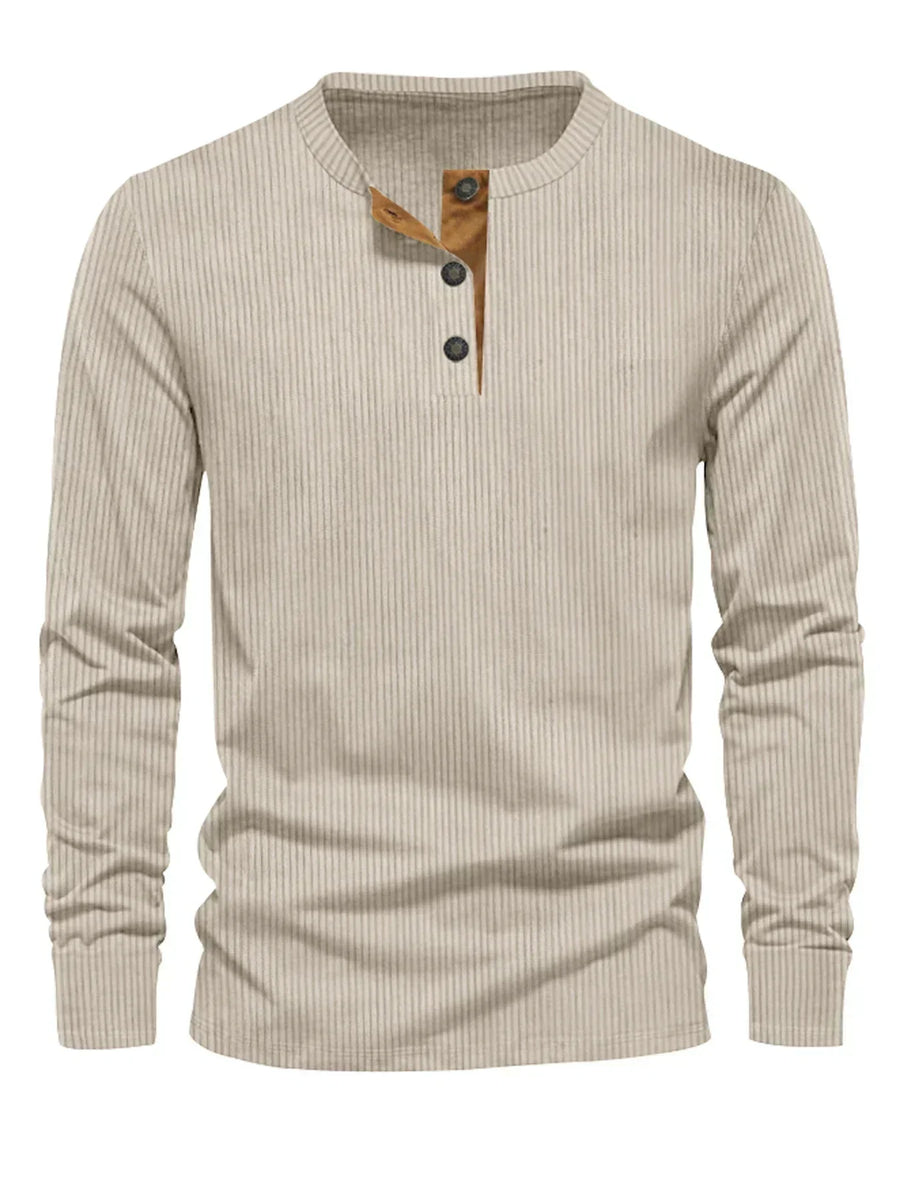 Klassisches Herren-Langarmshirt