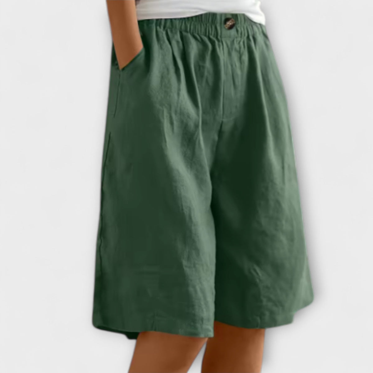 Greta - Luftige Leinen-Shorts