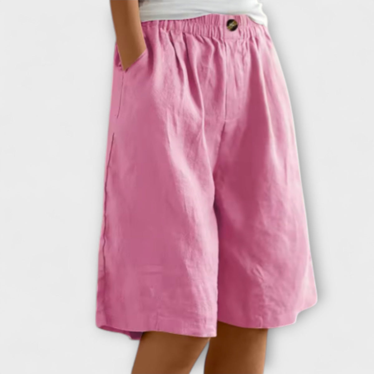 Greta - Luftige Leinen-Shorts
