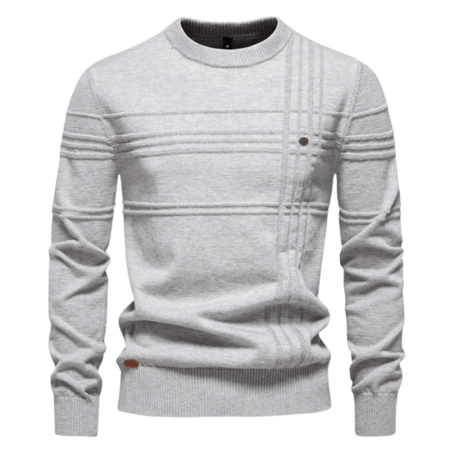 Burkhard | Stilvoller Herrenpullover mit Karodesign