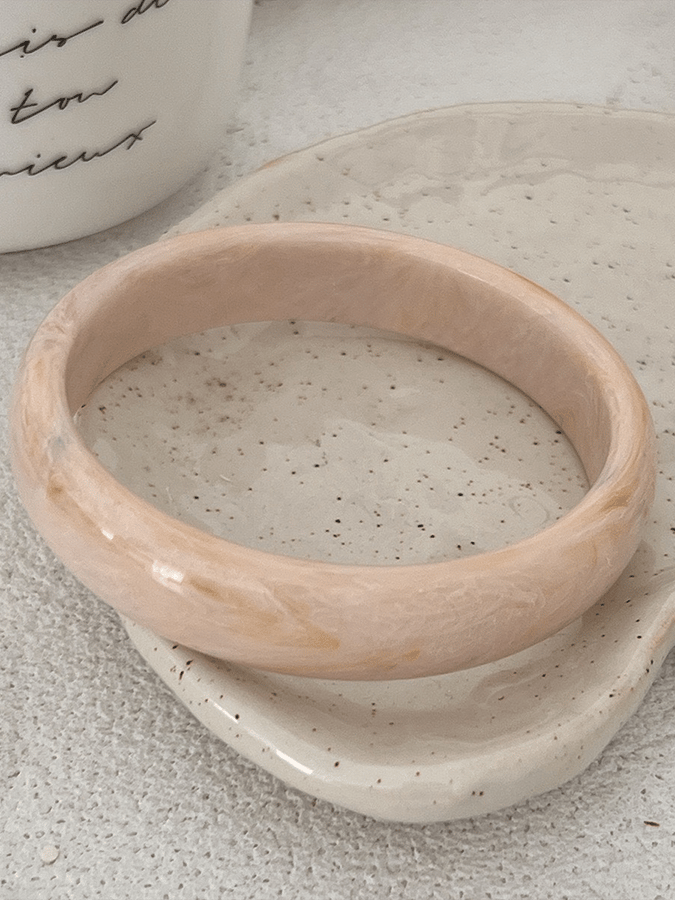 Damen Vintage Ethnischer Marmorarmband