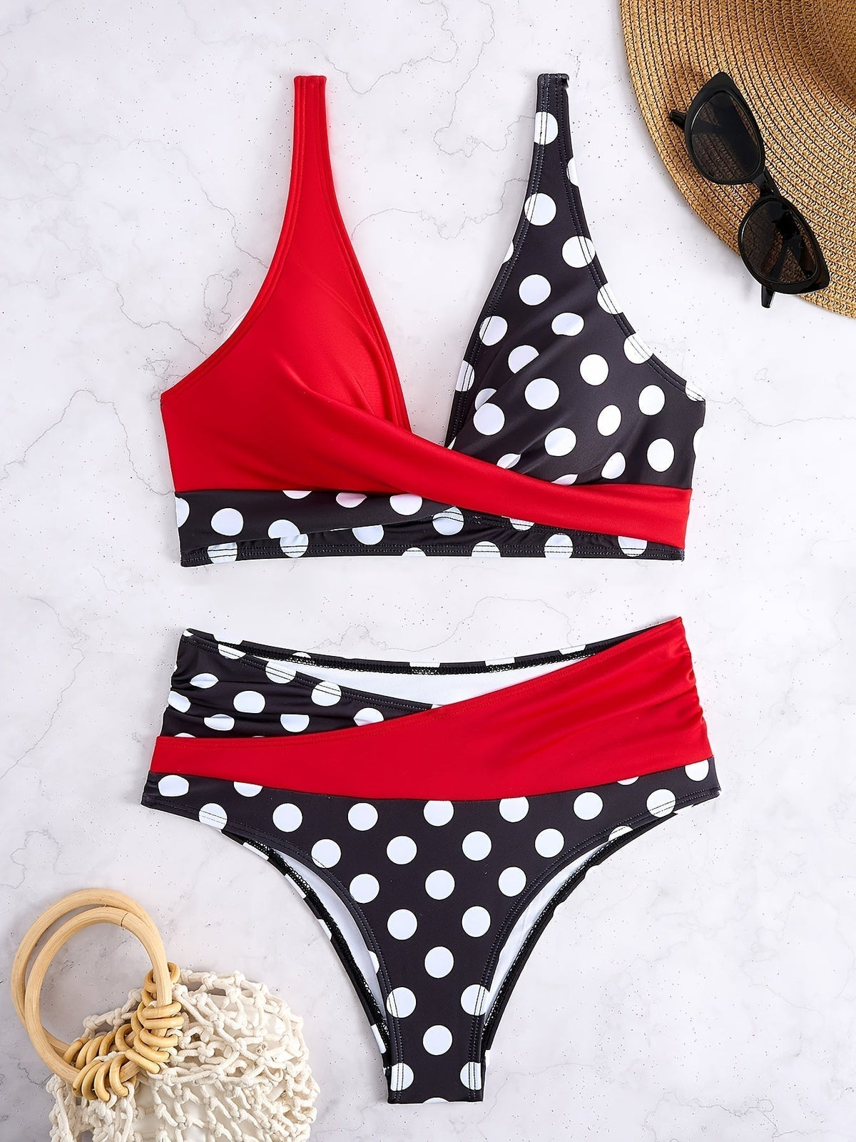 COOTJE | ZWEIFARBIGER WICKEL-BIKINI