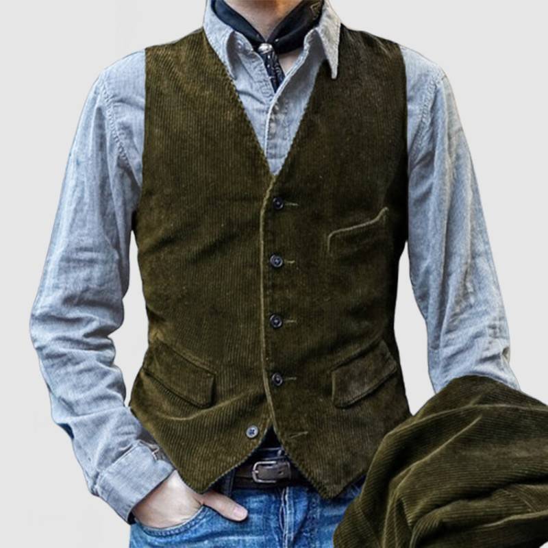 ZENO | CORD-BLAZER MIT WESTE