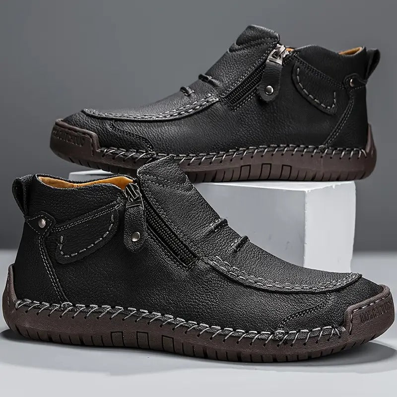 Elegante Herren-Schuhe mit Reißverschluss