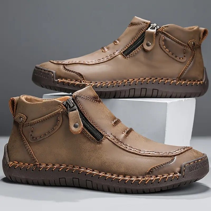 Elegante Herren-Schuhe mit Reißverschluss