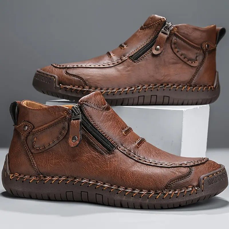 Elegante Herren-Schuhe mit Reißverschluss