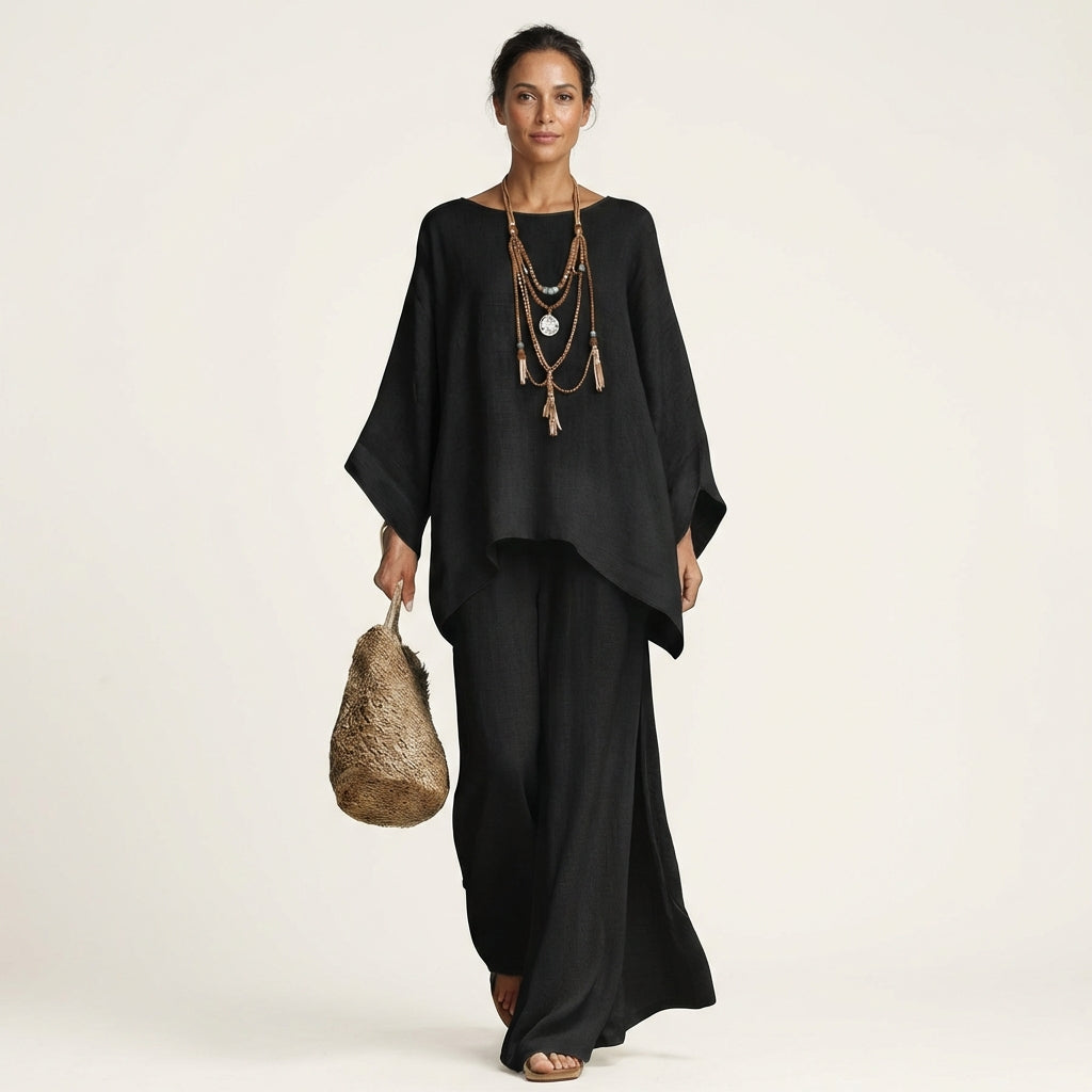 ANOUK | LEINEN-MISCHUNG BOHO SET