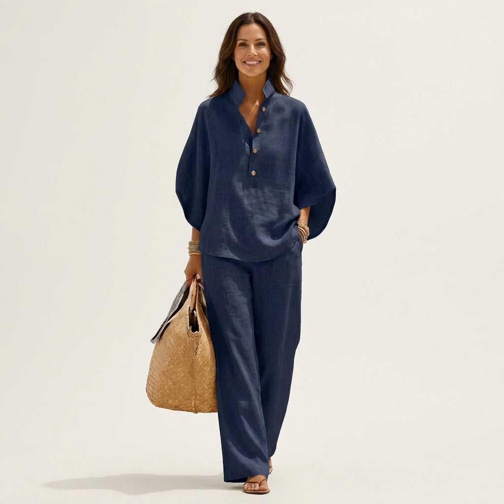 LUCIENNE | LEINEN ZWEITEILIGES SET