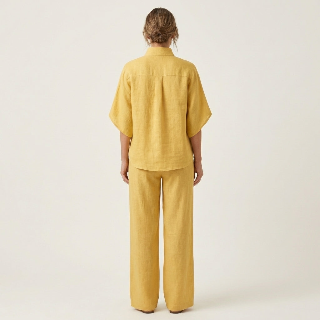 LUCIENNE | LEINEN ZWEITEILIGES SET