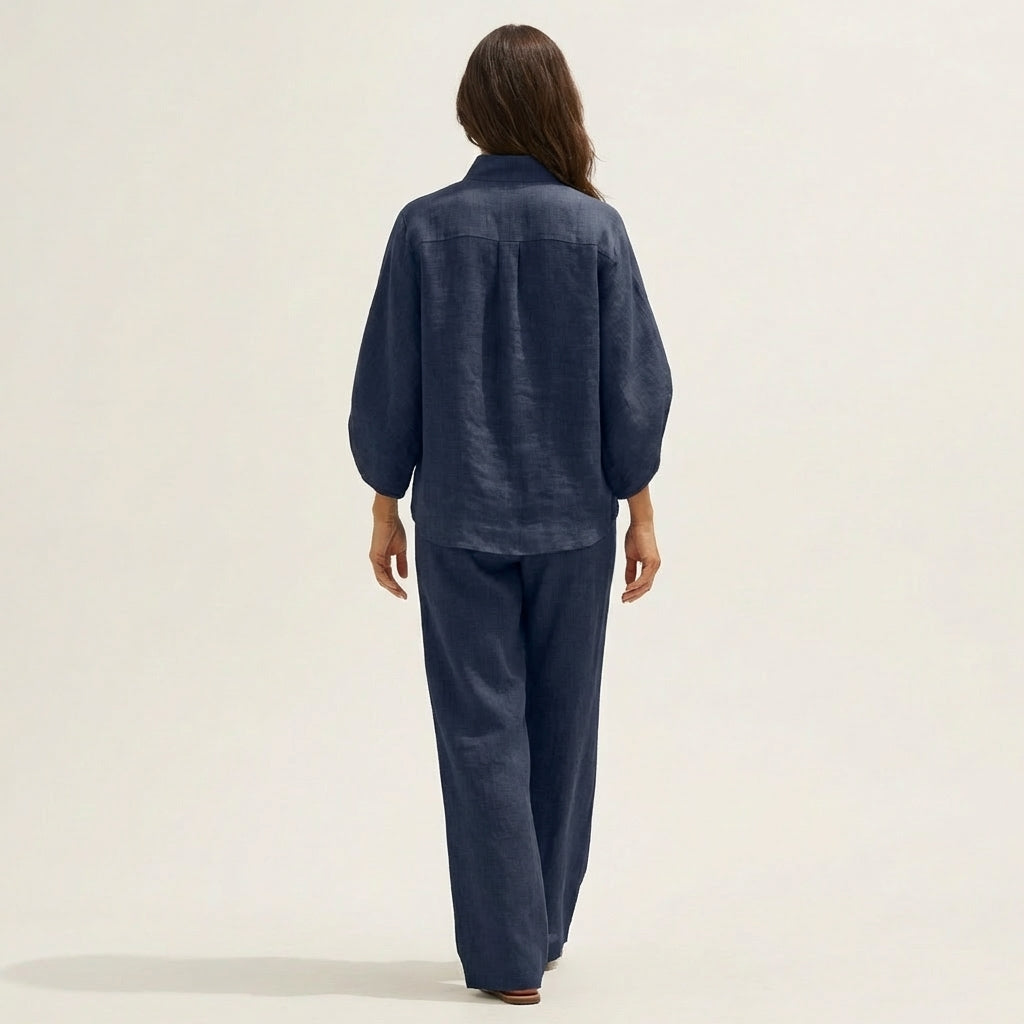 LUCIENNE | LEINEN ZWEITEILIGES SET