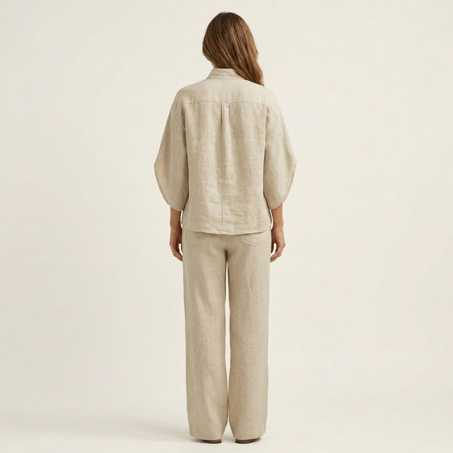 LUCIENNE | LEINEN ZWEITEILIGES SET