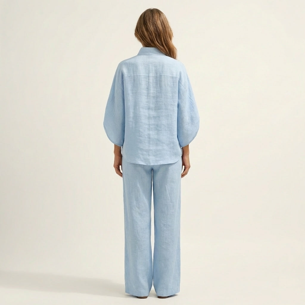 LUCIENNE | LEINEN ZWEITEILIGES SET