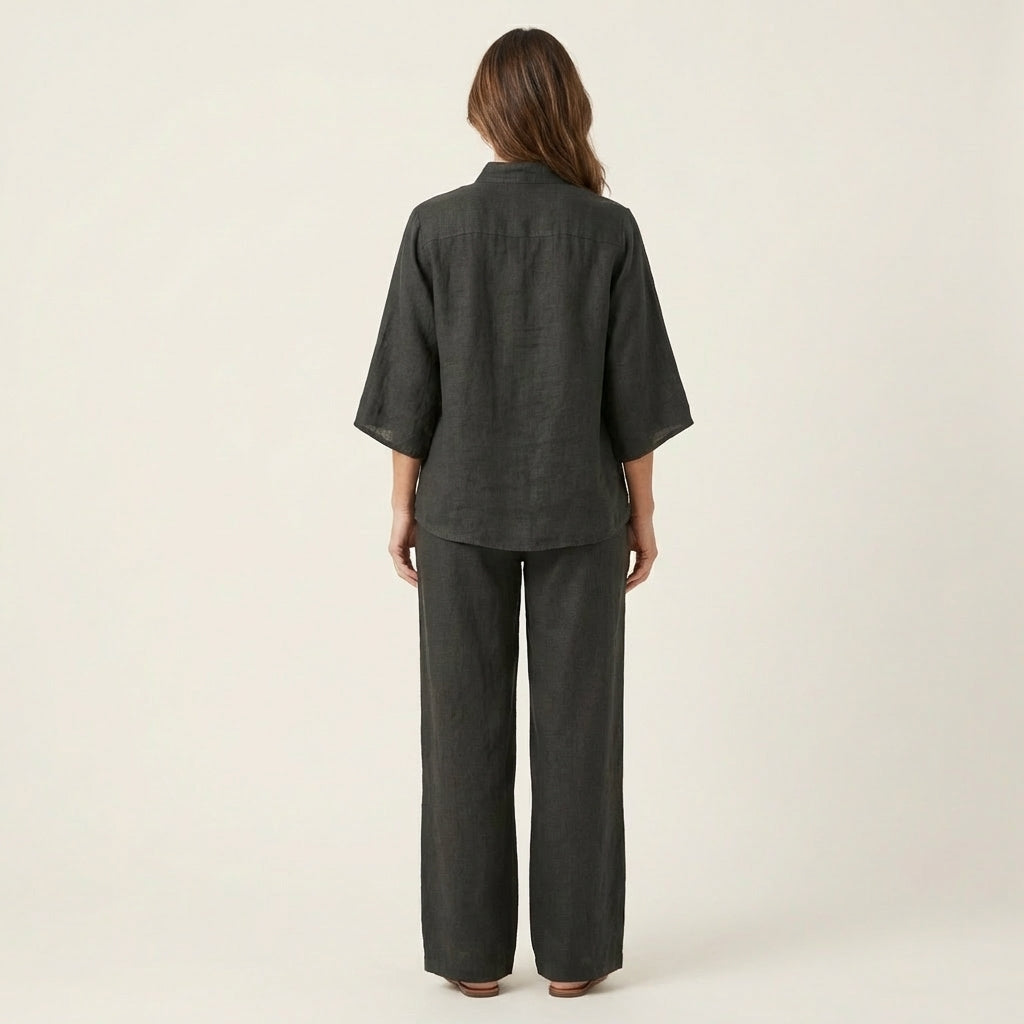 LUCIENNE | LEINEN ZWEITEILIGES SET