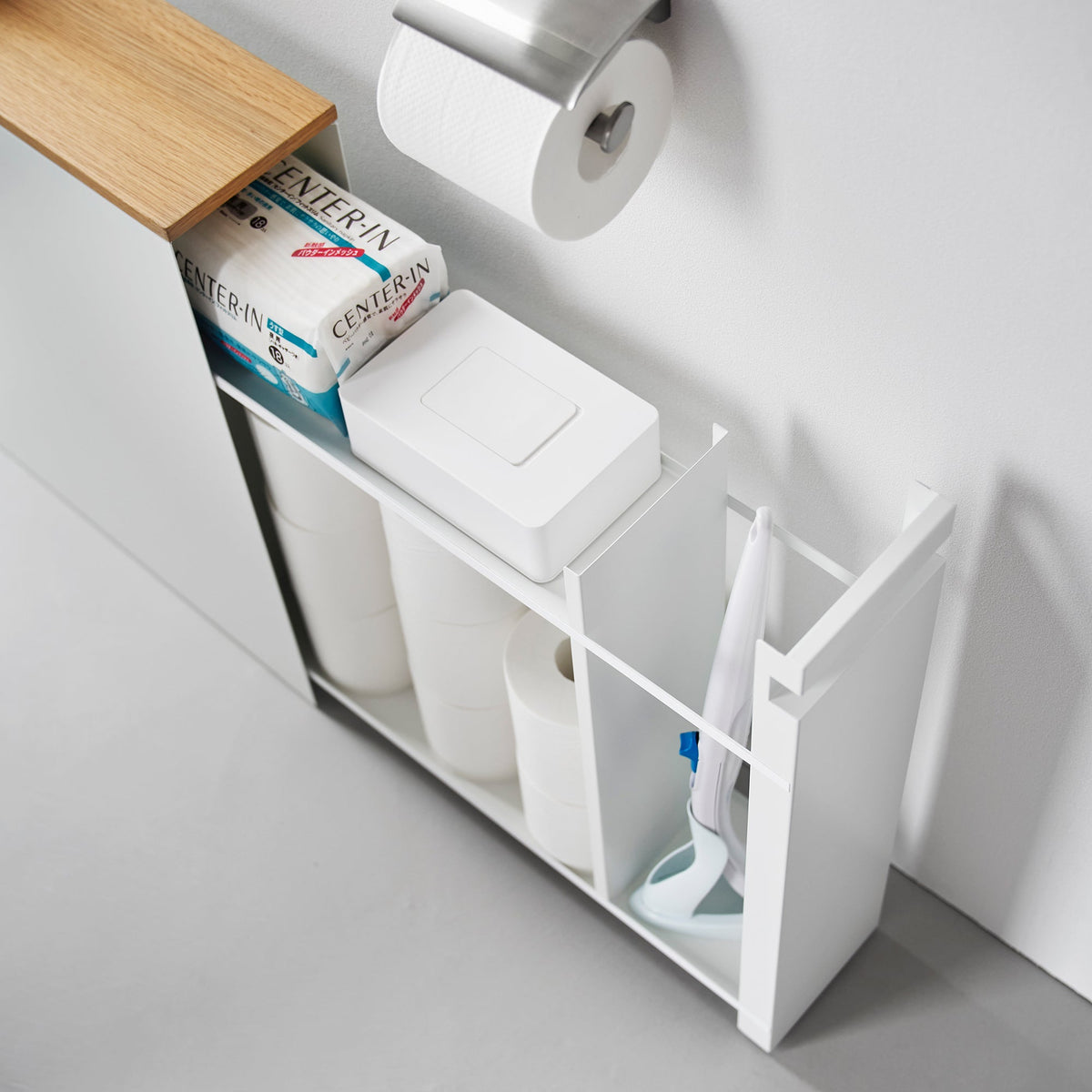 BELLA ausziehbarer Badschrank für Toilettenpapier