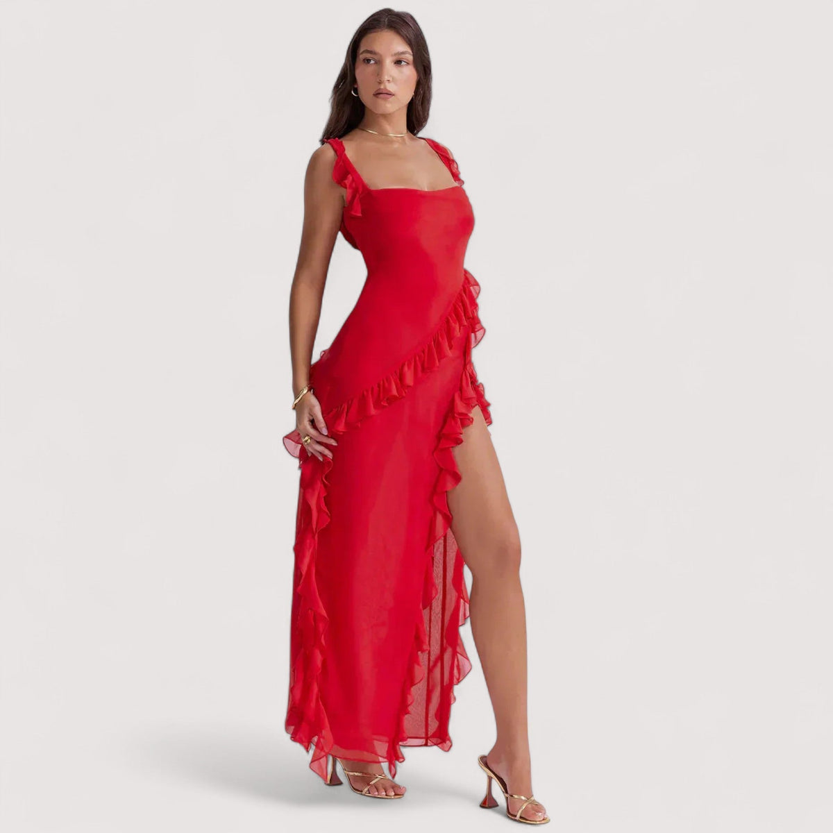 Chloe™ | Maxikleid mit Schlitz