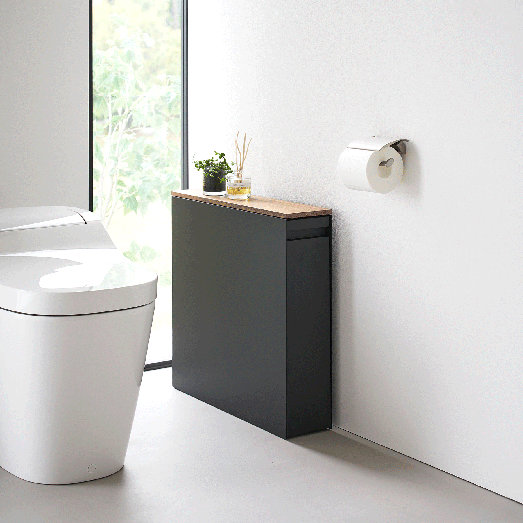 BELLA ausziehbarer Badschrank für Toilettenpapier
