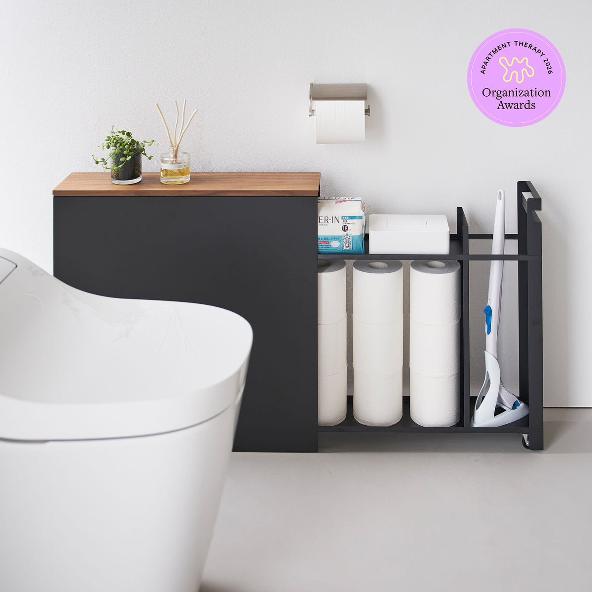 BELLA ausziehbarer Badschrank für Toilettenpapier