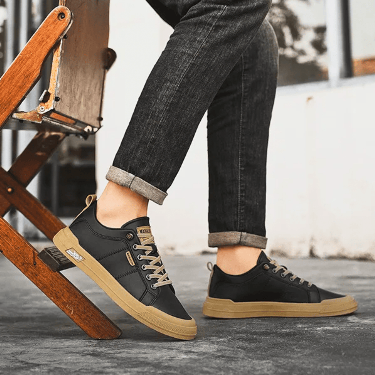 Leder-Sneaker für Herren