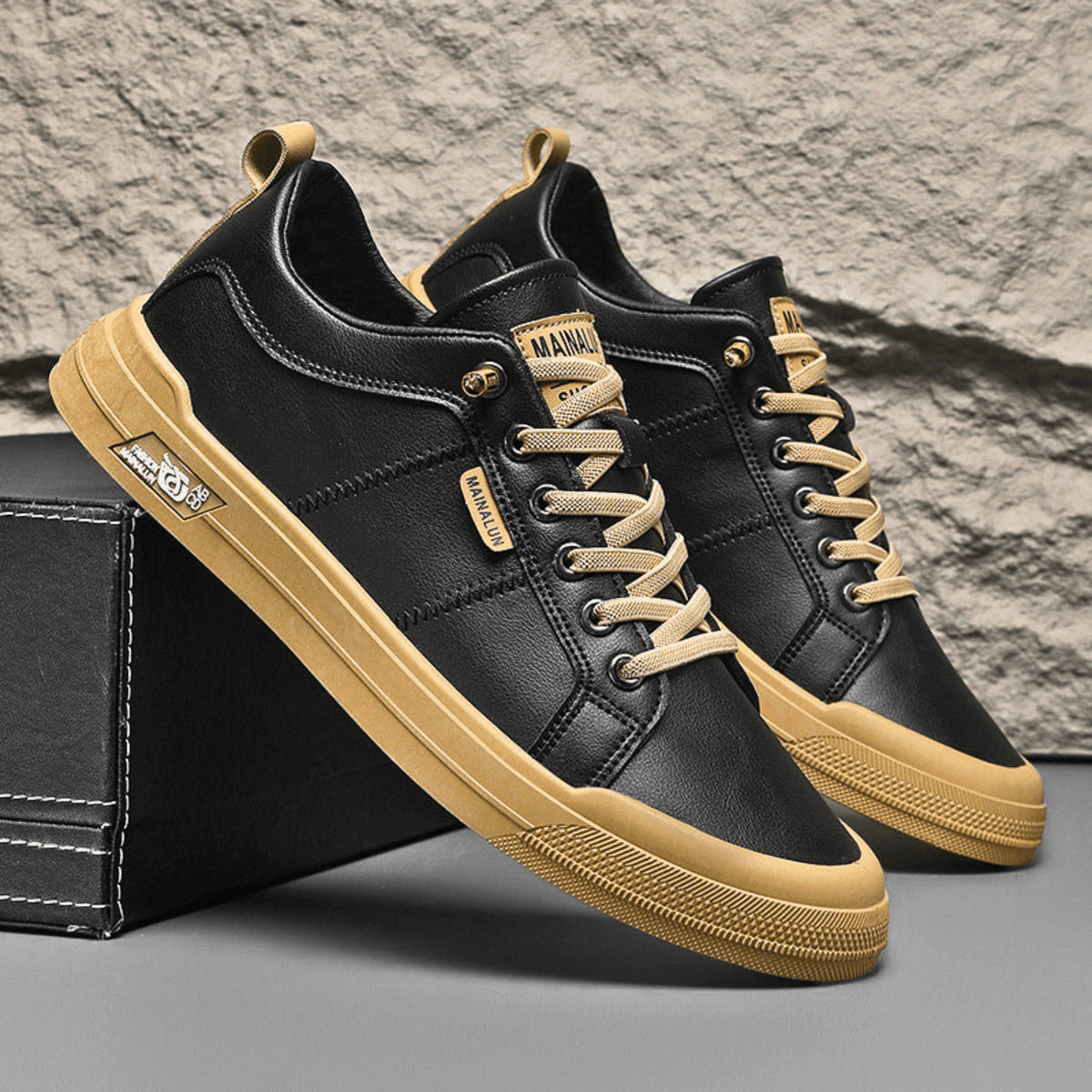 Leder-Sneaker für Herren