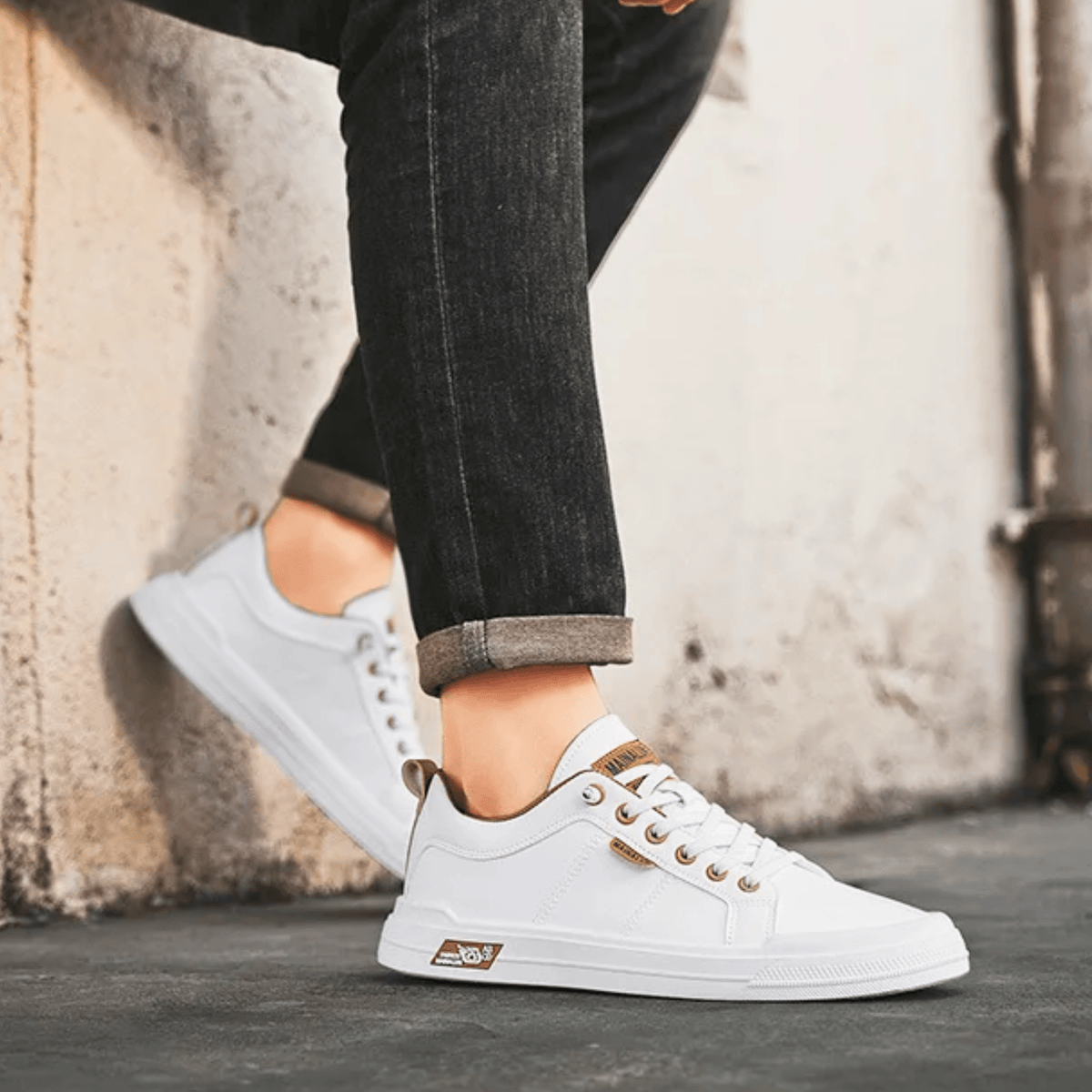 Leder-Sneaker für Herren