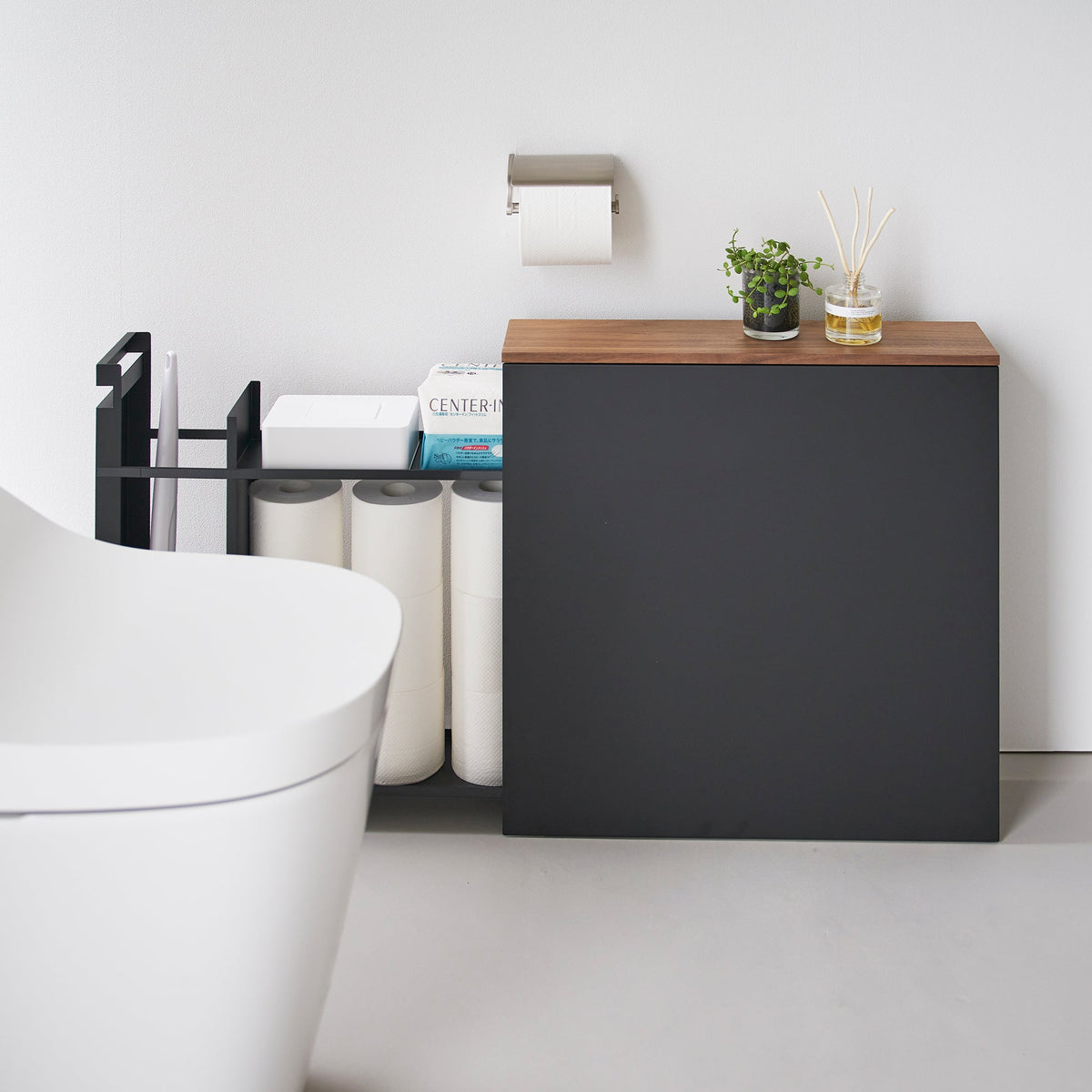 BELLA ausziehbarer Badschrank für Toilettenpapier